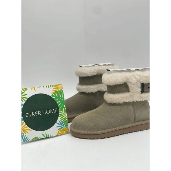Koolaburra By Ugg Women's Barlee Mini Cozy Cold-Weather Booties - Dune 5M - Picture 1 of 9